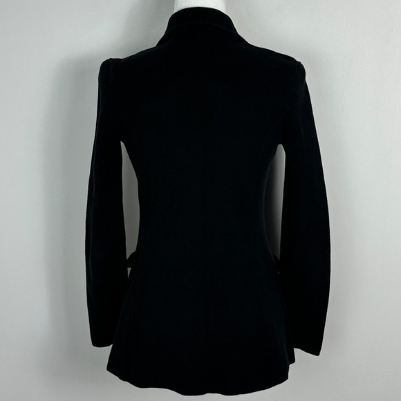 Ralph Lauren Black Knit SweaterBlazer Womens Size XS Double Button Professional - Picture 5 of 16